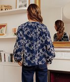 Blouse imprimé brodée Jenny