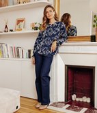 Blouse imprimé brodée Jenny