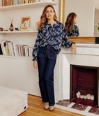 Blouse imprimé brodée Jenny