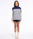 Pull marinière à boutons Gwladys