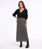 Jupe longue à boutons Noella