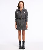 Jupe d'ensemble en tweed Elise