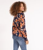 Top cache-cœur imprimé Omane