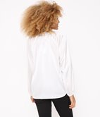 Chemise unie satinée