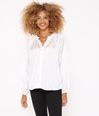 Chemise unie satinée