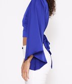 Top manches larges satiné