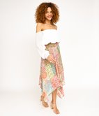 Jupe longue asymétrique Pitch