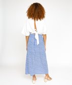 Jupe longue à boutons Brodie