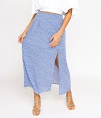 Jupe longue à boutons Brodie